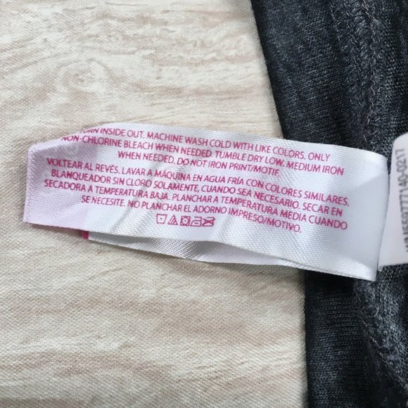 No Boundaries Tank Top Owl Size XL 15/17 Black White Beach Workout Split Back - Picture 7 of 7